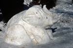 Snow Elephant, Attersee, Austria