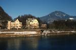 River, Houses, Gaisberg, Salzburg, Austria