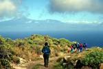 Track, Walkers, Teide, San Sebastian, La Gomera, Canary Islands