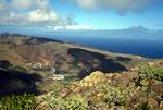 Looking Down to Village, San Sebastian, La Gomera, Canary Islands