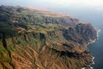 North End of La Gomera, From Plane, La Gomera, Canary Islands