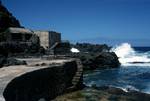Quay & Breaking Wave, Poza de las Calcosas, El Hierro, Canary Islands