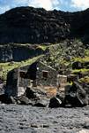 Repaired House & Cliff, Poza de las Calcosas, El Hierro, Canary Islands