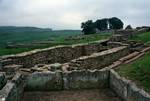 Ruins & Farm, Housesteads Fort, Hadrian's Wall, England