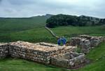 Guard Post & Wall, Housesteads Fort, Hadrian's Wall, England