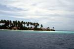 Approaching Island, Boduhithi, Maldives