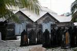 Tombstone, Mosque Behind, Male, Maldives