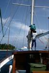 2 Crew Up Sail, On Muna, Maldives
