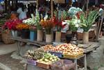 Market - Flowers, Brastagi, Indonesia - Sumatra