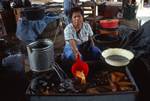 Market - Fish Seller, Belige, Indonesia - Sumatra