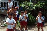 Boys from School, On Way To Bukkitinggi, Indonesia - Sumatra