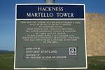 Hoy: Harkness Martello Tower Information, Orkney, Scotland