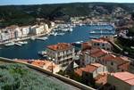 View of Harbour from Citadel, Bonifacio, France - Corsica