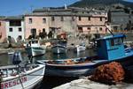 Harbour, Boats & Nets, Centuri Port, France - Corsica