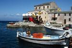 Harbour. Boats & Flags, Centuri Port, France - Corsica