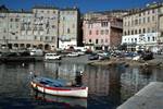 Old Harbour & Boat, Bastia, France - Corsica