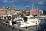Harbour & White Boat, Saint Florent, France - Corsica