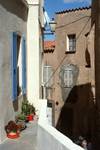 Narrow Street, Colourful Corner, Calvi, France - Corsica