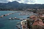 Town & Harbour from Citadel, Calvi, France - Corsica