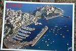 Postcard of Town from Air, Calvi, France - Corsica