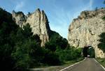 Rocky Peak & Tunnel, Binies Gorge, Spain - Pyrenees