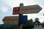 Signpost, San Juan de la Pena, Spain - Pyrenees