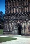 Front of Cathedral, Lichfield, England