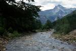 River & Mountain, Ordesa National Park, Spain - Pyrenees