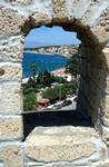 View from Arched Window, Cesme, Turkey