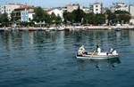 Boat Going Ashore, Dikili, Turkey