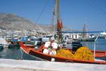 Boat, Yellow Nets, Kalymnos, Greece
