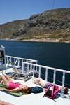 Sunbathers, Off Leros, Greece