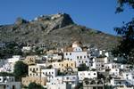 Looking Up to Castle, Leros, Greece