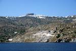 Looking Back to Castle, Leaving Leros, Greece