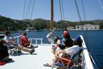 Group on Deck, Patmos, Greece