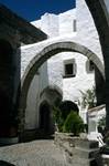 Arch & Courtyard, Monastery, Greece