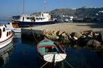 At Patmos Quay, On Isidoros, Greece