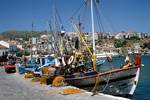 Fishing Boats & Net, Samos - Pythagorio, Greece
