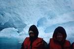 From Zodiac - Glacier & 2 Faces, Port Circumcision, Antarctica