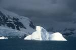 Iceberg in Sun Against Gloom, Paradise Bay, Antarctica