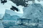 Iceberg, Columns, Paradise Bay - Zodiac Cruise, Antarctica