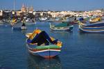 Boats in Harbour, Marsaxlakk, Malta