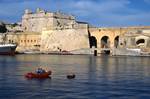Fort, Arches, Boat, Valetta Harbour Sail, Malta