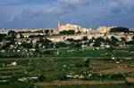 View to Rabat, Mdina, Malta