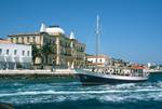 Town Hall & Ferry, Spetsai, Greece