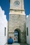 Clock Tower, Entrance to Monastery, Hydra, Greece