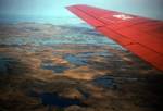South Uist from Plane, South Uist, Scotland