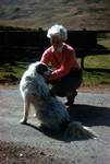 Rhona & Dog, Glen Orchy, Scotland