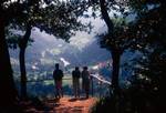 Looking Down From Path - 3 Figures, Bled,Yugoslavia - Slovenia