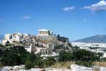 Acropolis from Philopappos Hill, Athens, Greece